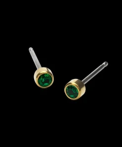 Bezel Örhänge 3 mm