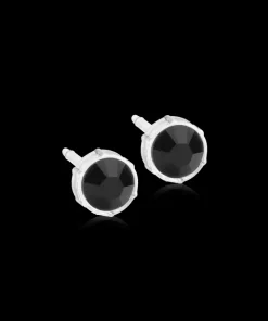 Bezel Örhänge 6 mm