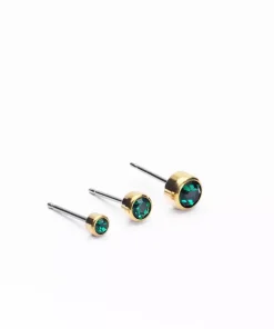 Bezel Örhänge 3 mm