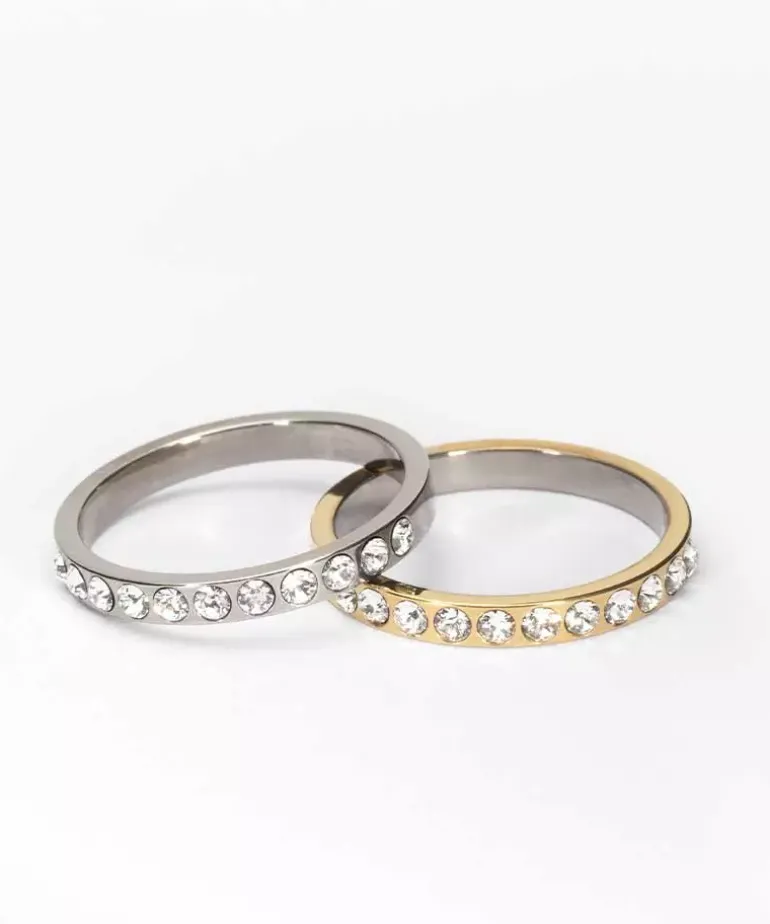Brilliance Curved Ring