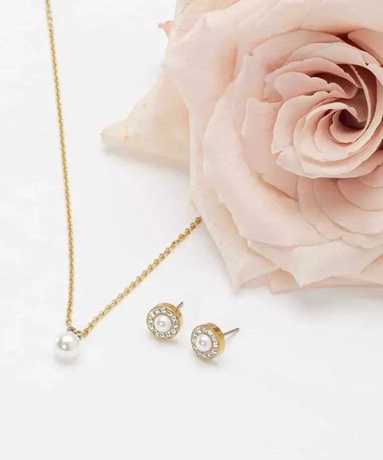 Brilliance Halo Pearl Örhänge