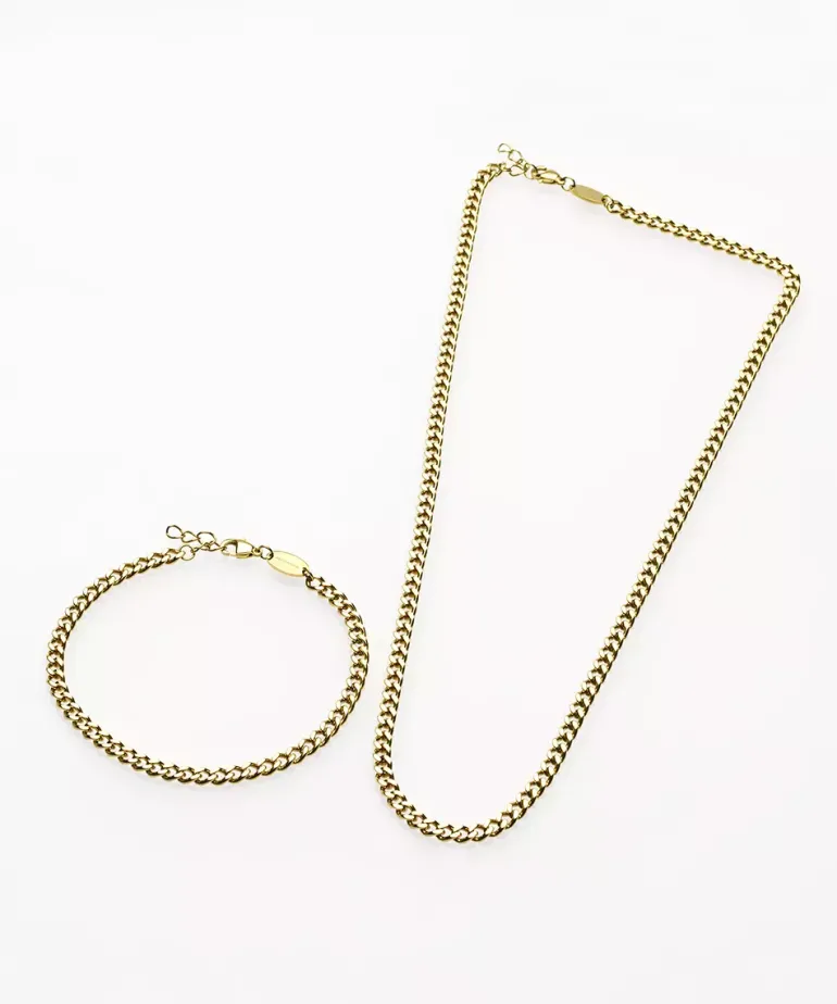 Curb Link Armband 18-22 cm