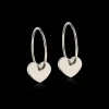 Ear Ring 14 mm, Pendant Heart
