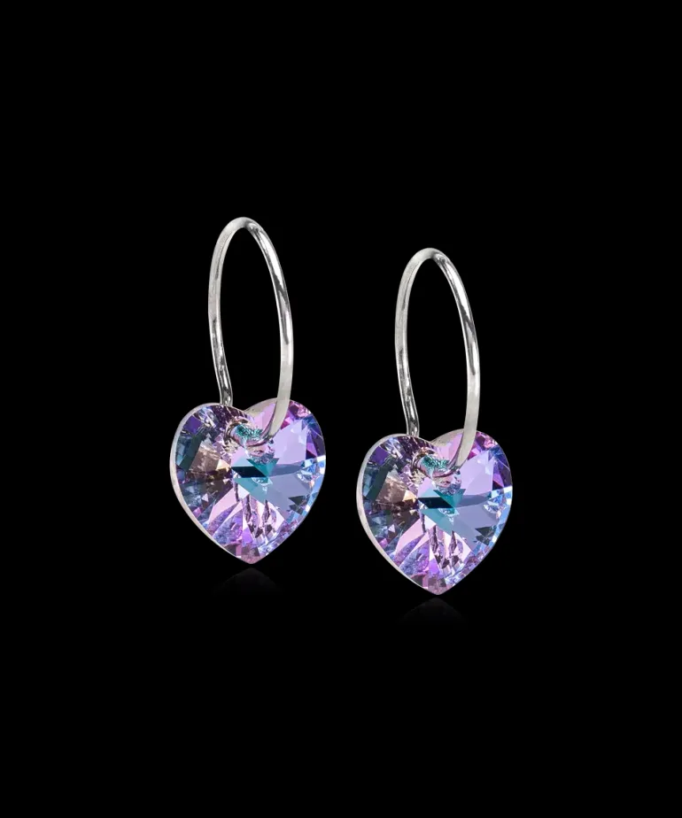 Ear Ring 14 mm, Pendant Heart