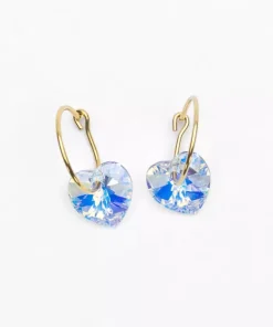 Ear Ring 14 mm, Pendant Heart