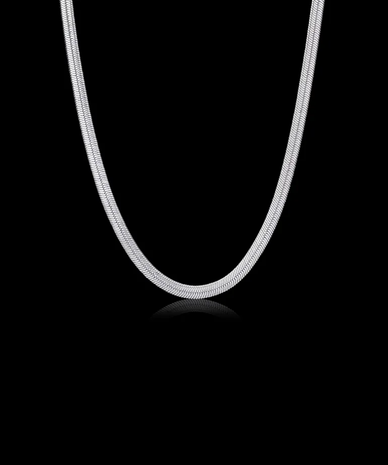 Medium Plain Halsband 40-46 cm