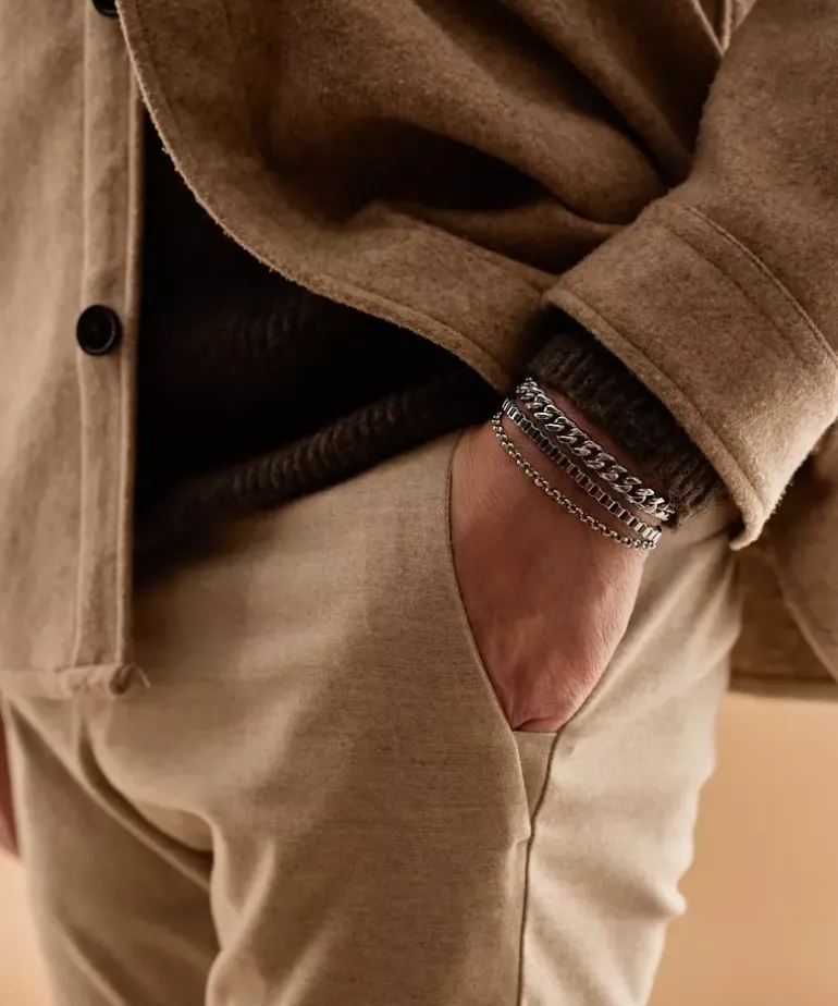 Tiny Box Chain Armband 18-22 cm